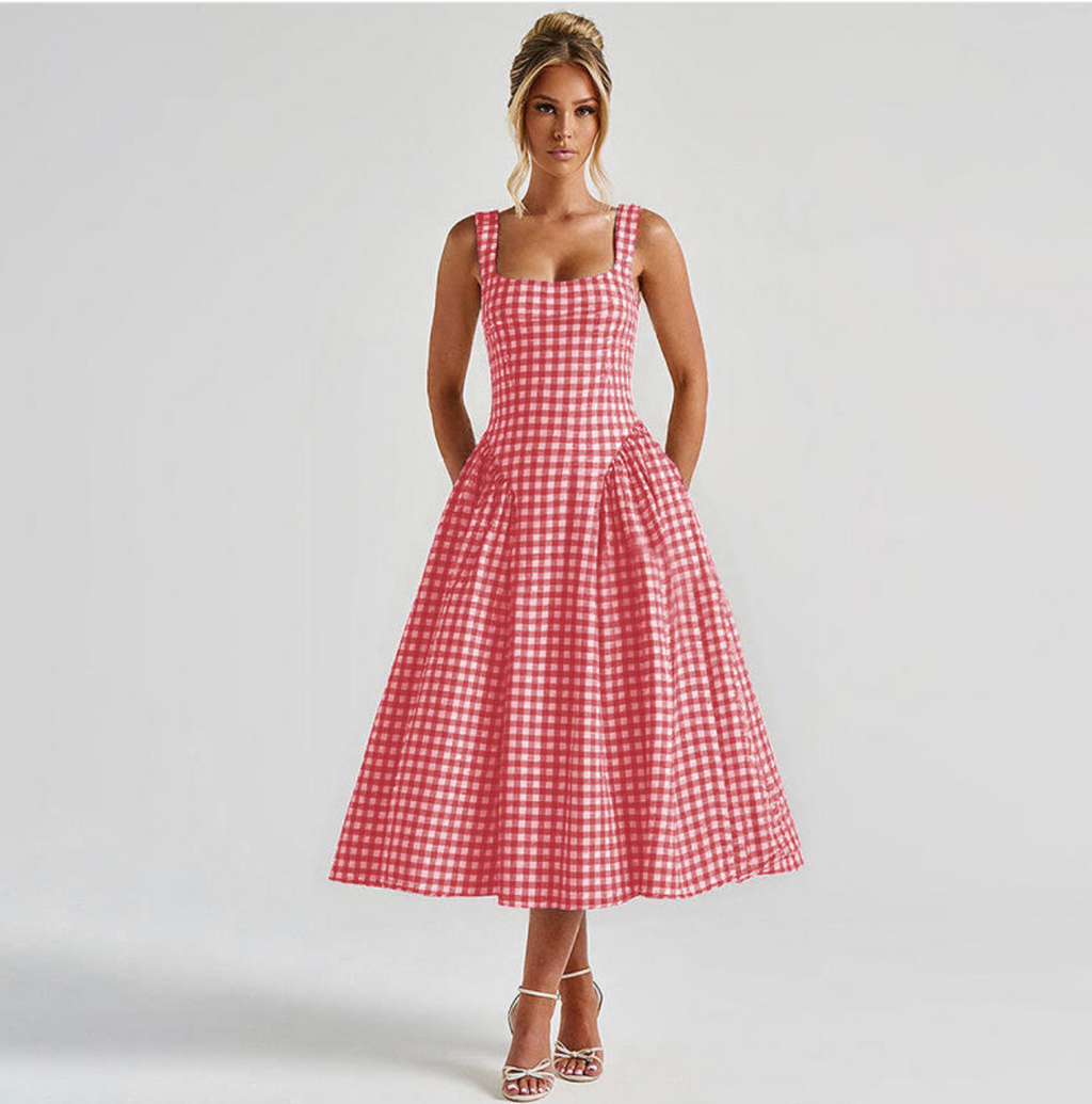 French Style Women’s Dress – Elegant Fresh Feminine Design