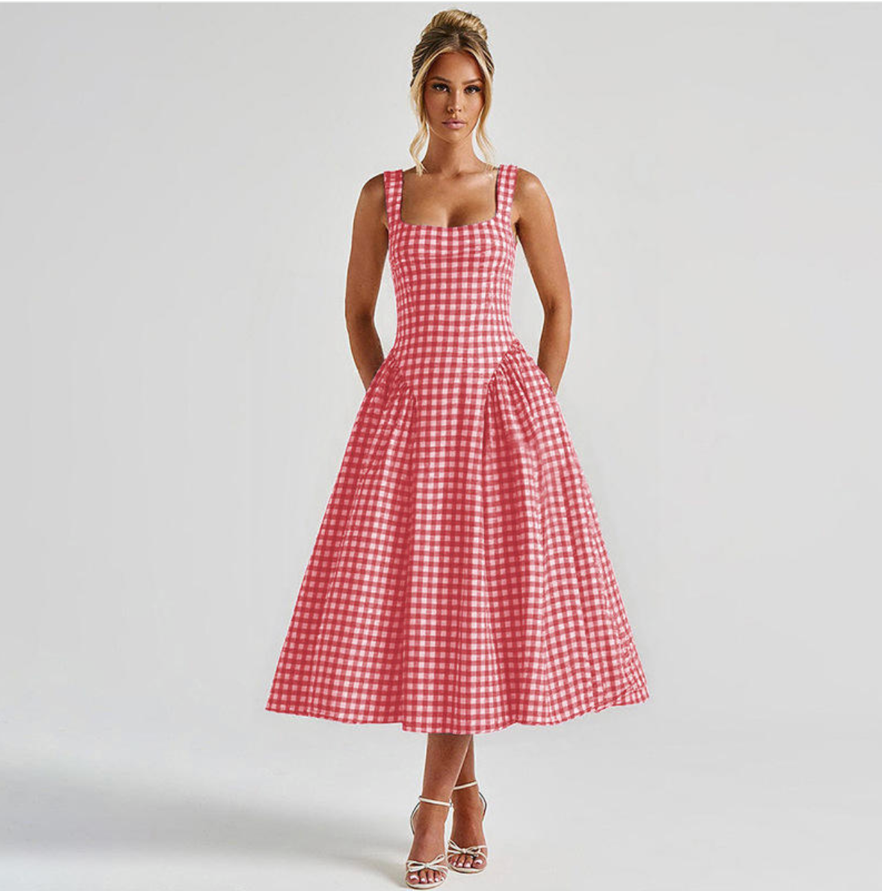 French Style Women’s Dress – Elegant Fresh Feminine Design