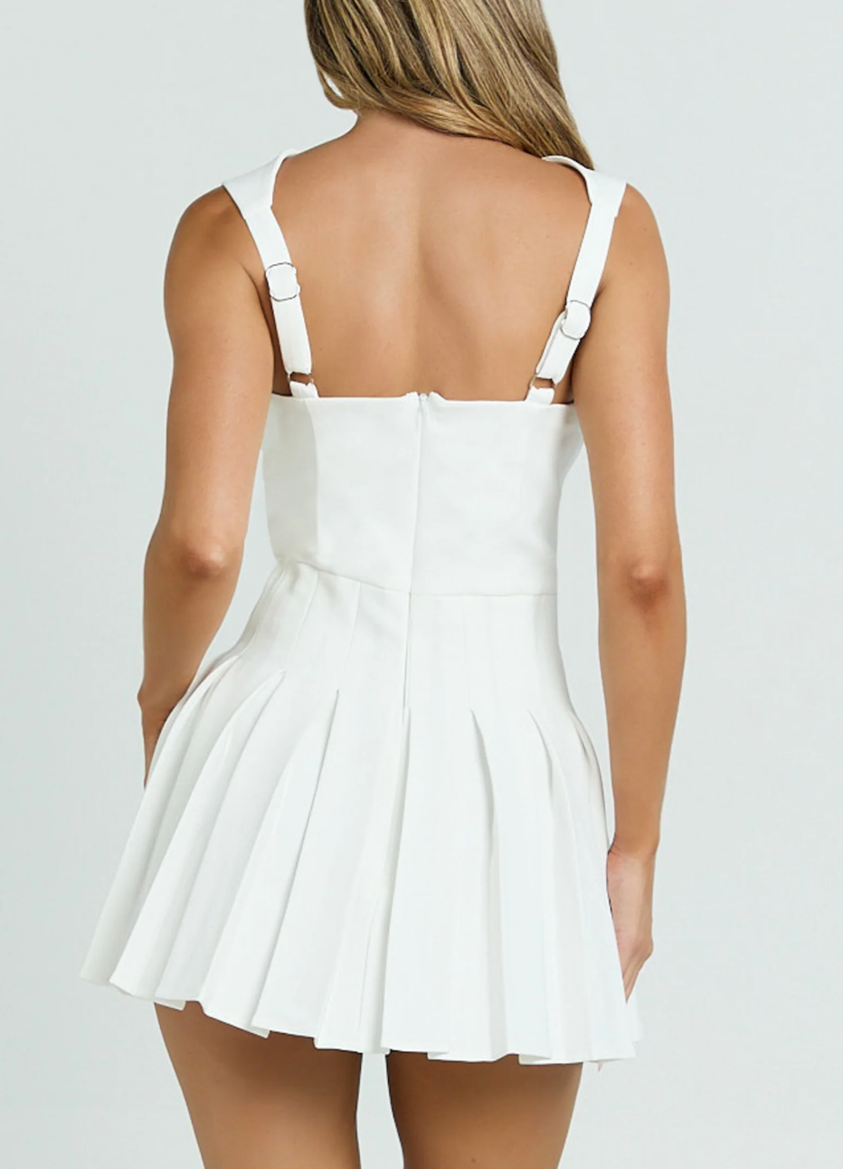 Women’s Elegant Square Neck Dress – Chic Feminine Style