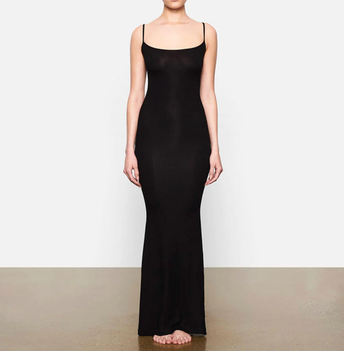 Women’s Solid Chiffon Maxi Dress