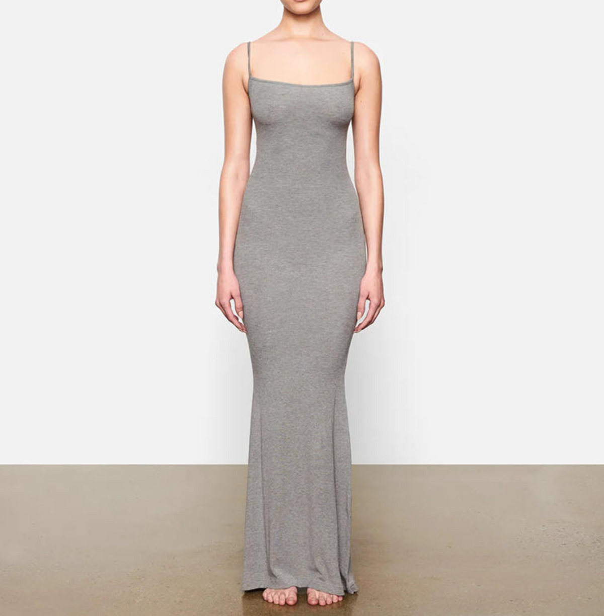 Women’s Solid Chiffon Maxi Dress