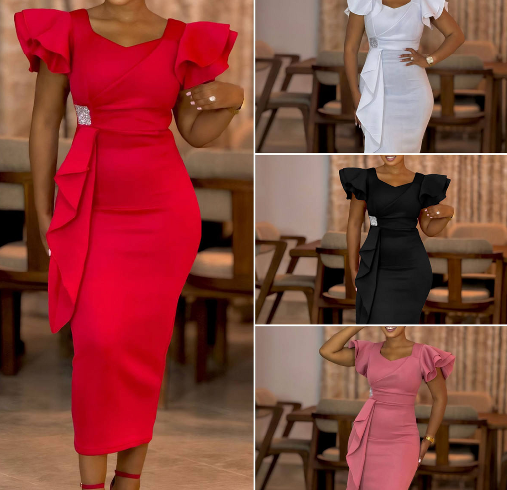 Women’s Summer Dress – Elegant Modern Mini Dress
