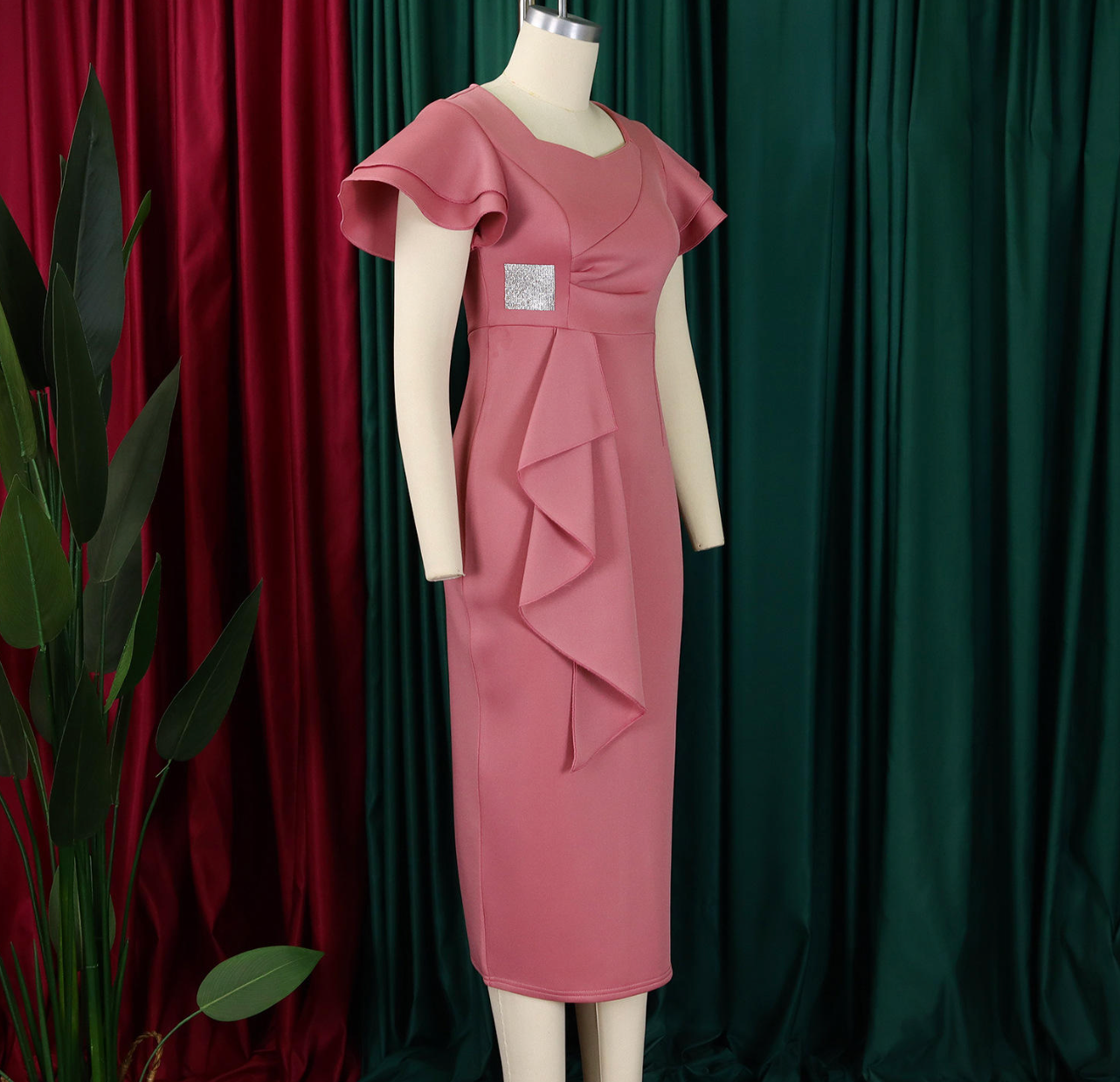 Women’s Summer Dress – Elegant Modern Mini Dress